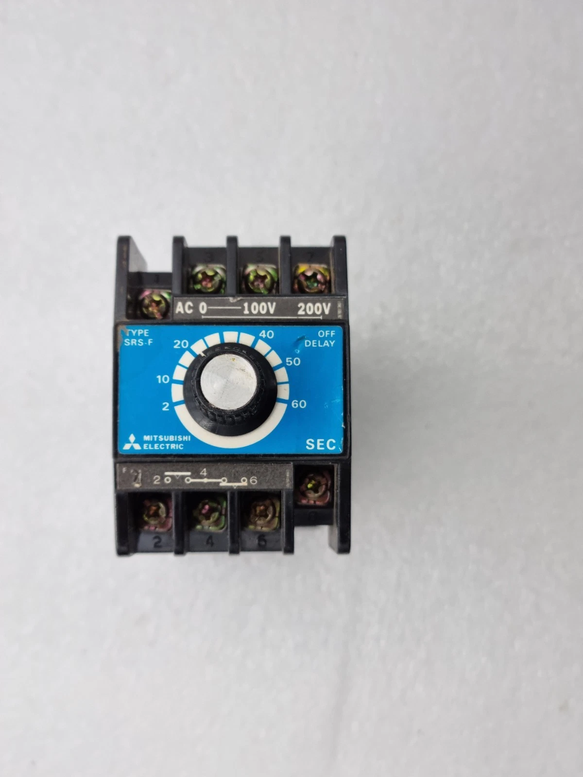 Mitsubishi srs-f solid state timer 2 TO 60 SEC AC100-110/200-220V